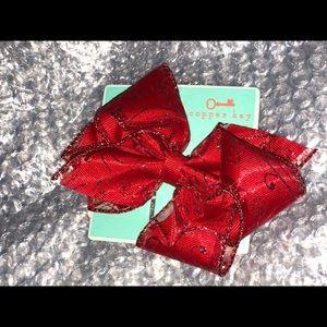Copper Key Red Bow